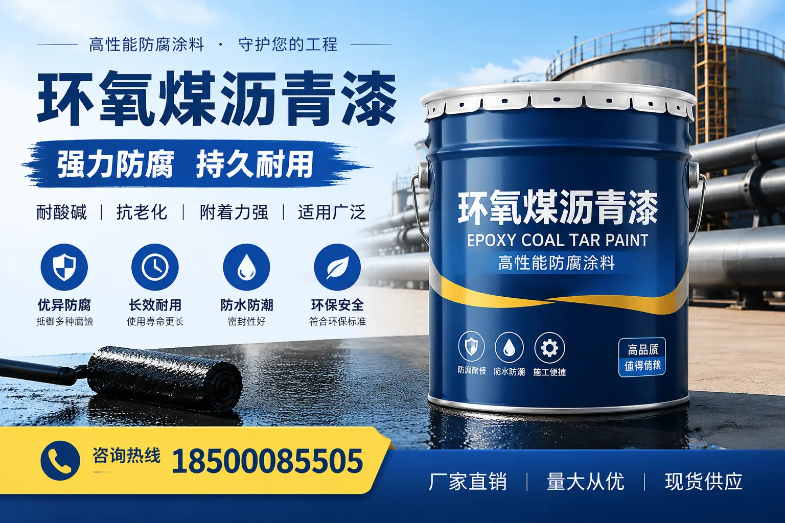 环氧煤沥青漆在防腐领域的重要性，景德镇行业动态